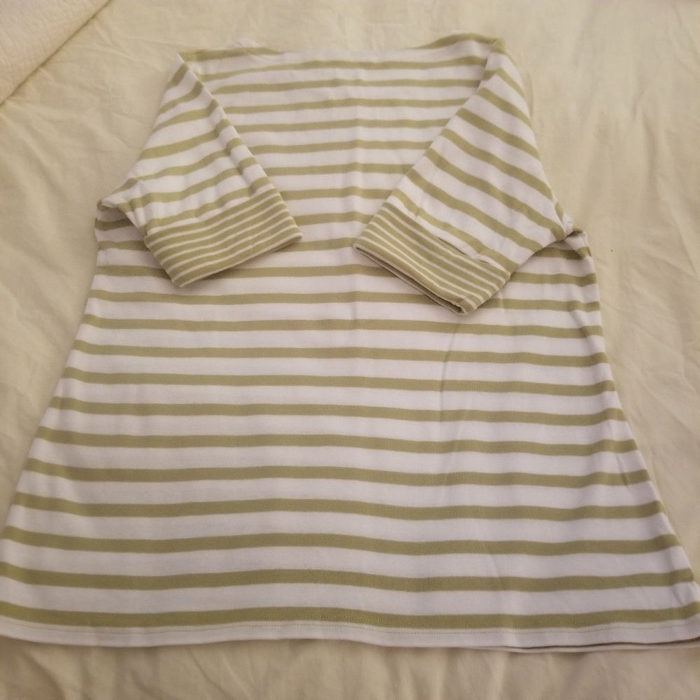 Pendleton Shirt Top Green and White - Picture 6 of 6